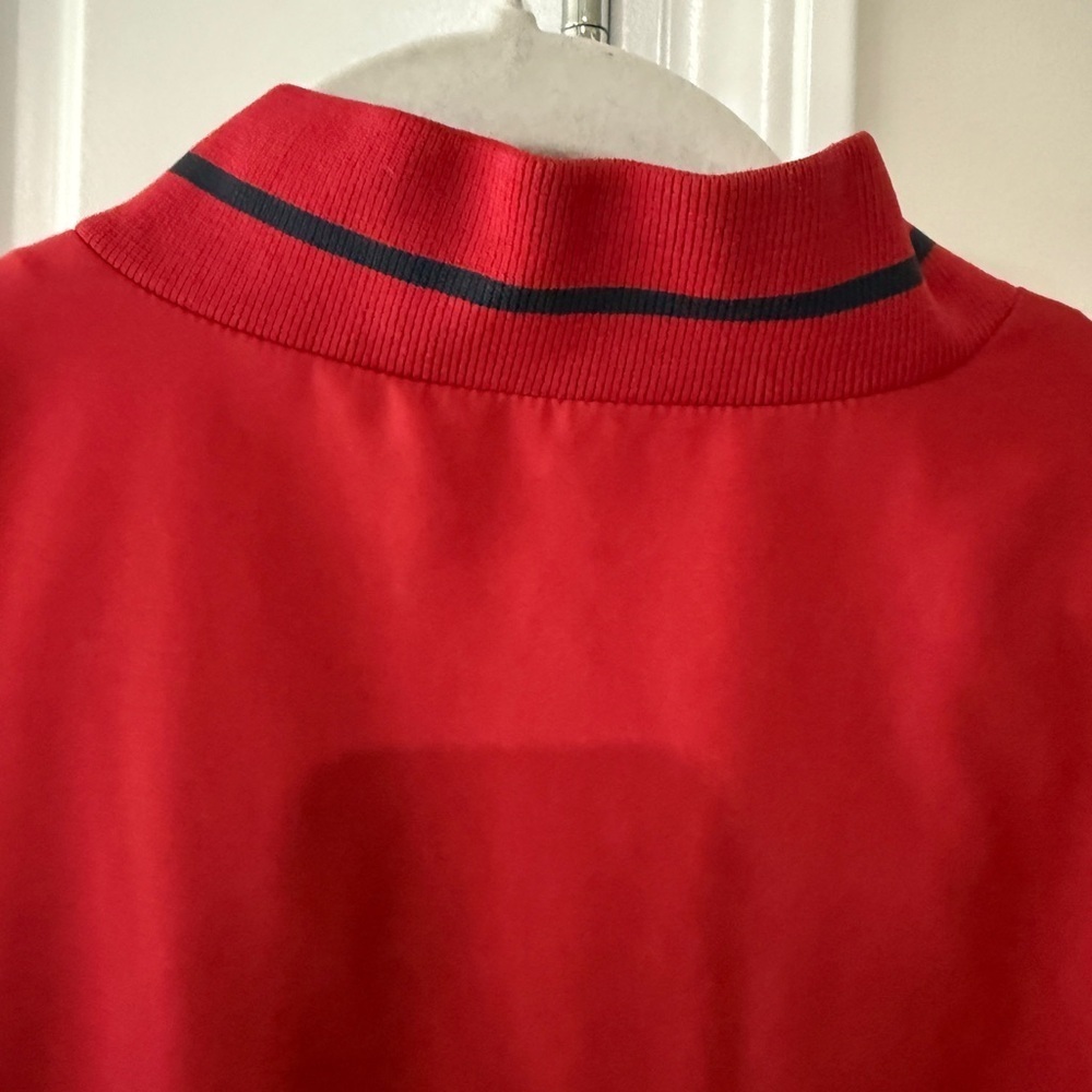Ashworth Women’s Red Short Sleeve Golf Tennis Jacket Wind/Water Resistant XL - Picture 4 of 6